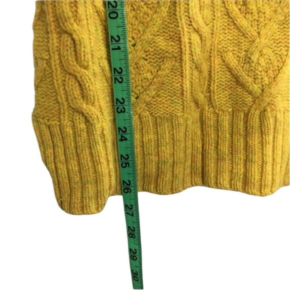 ANTHRO | PILCRO‎ & THE LETTER PRESS BOHO WOOL  BLEND DUALLY CLAD MUSTARD SWEATER - Picture 9 of 13